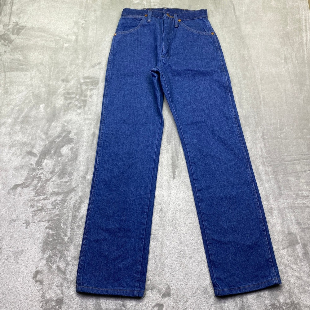 Wrangler Cowboy Cut Slim Fit Jeans 14MWZG Blue Denim High‎ Rise 5x30 NEW